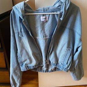 Cropped Jean Jacket